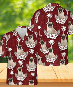 Pug Dog Hawaiian Shirt