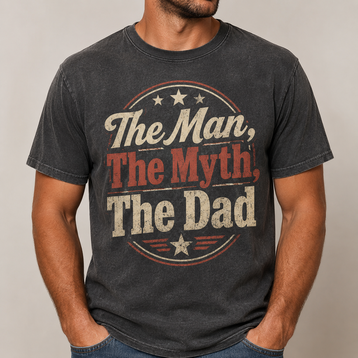 The Man, The Myth, The Dad T-Shirt