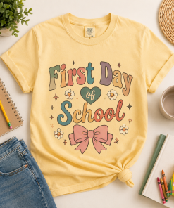 First Day of School Shirt, Cute Teacher Tee