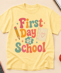 First Day of School Shirt, Retro Back to School Tee, Teacher First Day Shirt