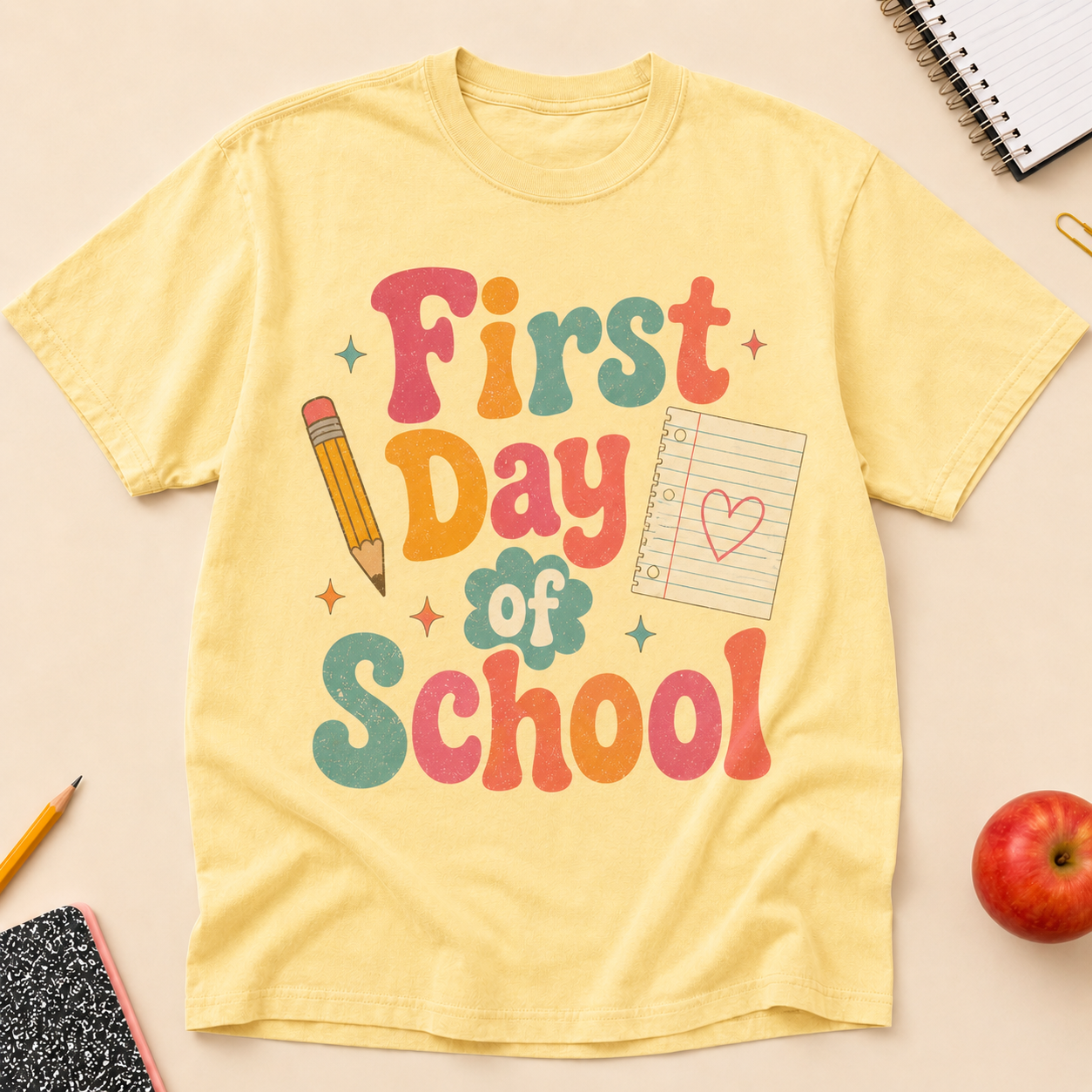 First Day of School Shirt, Retro Back to School Tee, Teacher First Day Shirt