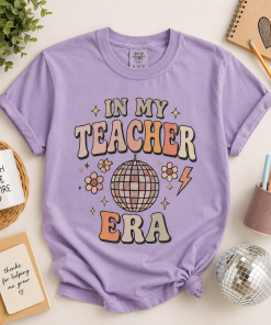 In My Teacher Era Shirt, Retro Teacher Tee