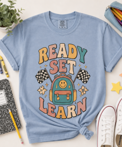 Ready Set Learn Shirt, Back to School Tee